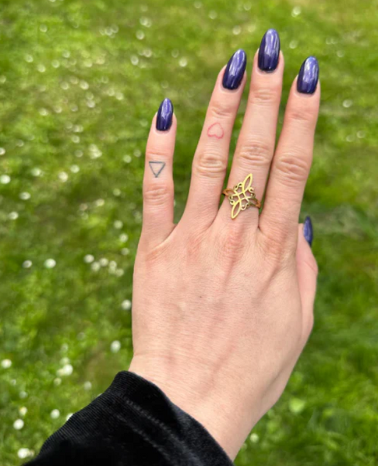 Bague noeud de sorcière